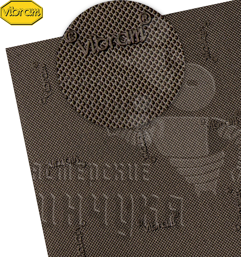 Проф.лист. Vibram  Tequilgemma 850х560х1.8мм Корич. (45)