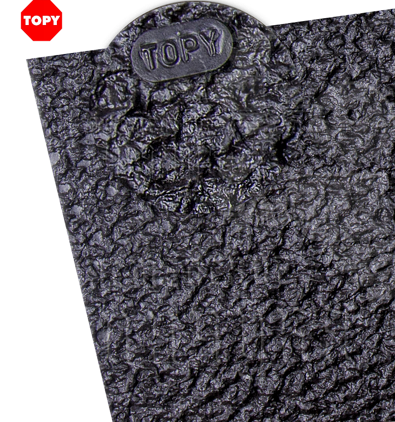 Проф. листовая Topy Rug 960х600х3мм Черный (11)