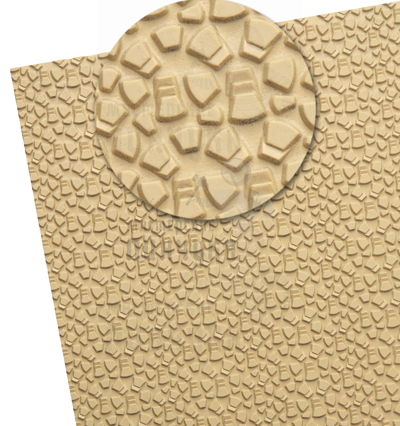 Набойки лист. Piligrim Bissell "Кросс" 380х570х6мм, тв. 85А цв. бежевый