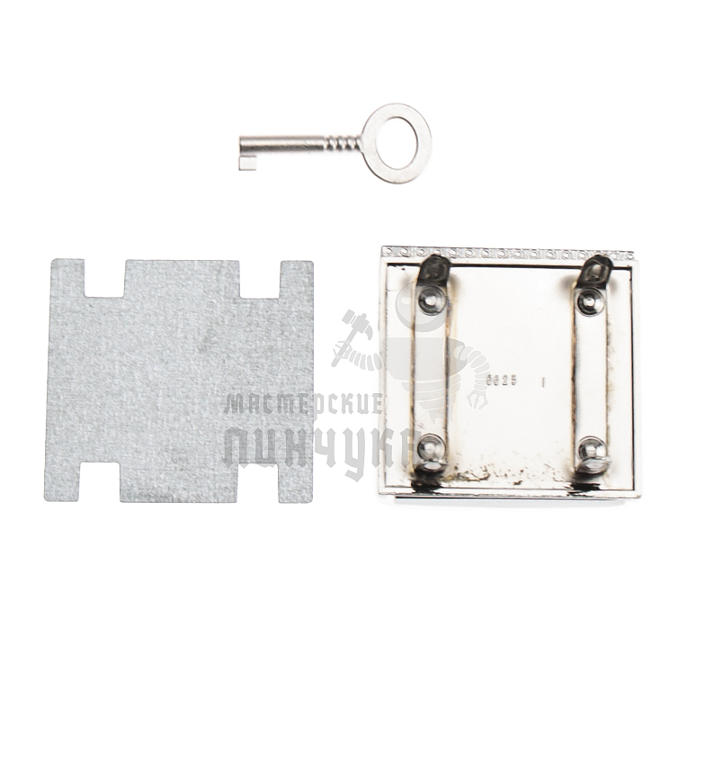 Замок портфельный 11536 цвет никель