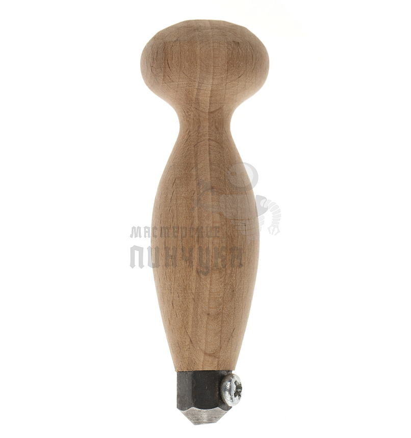 Ручка цанговая деревян. 8см