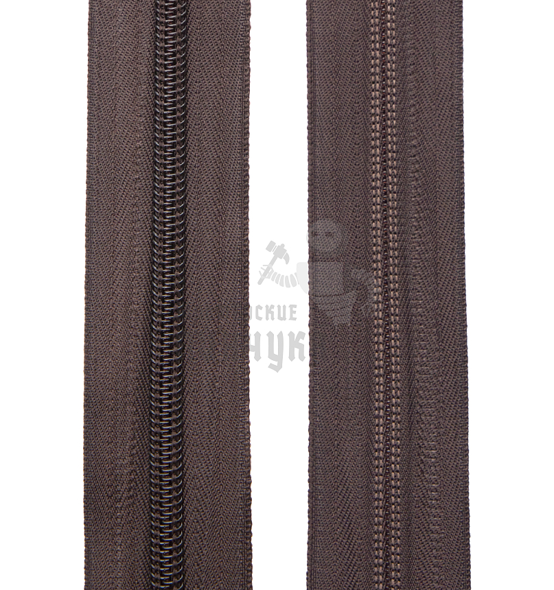 Рулонная молния спиральная (витая) тип 7 цв 304 19,5гр/м