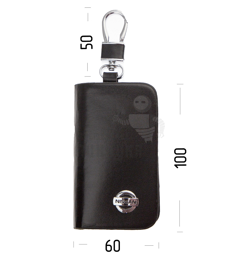 Ключница с карабином NISSAN //