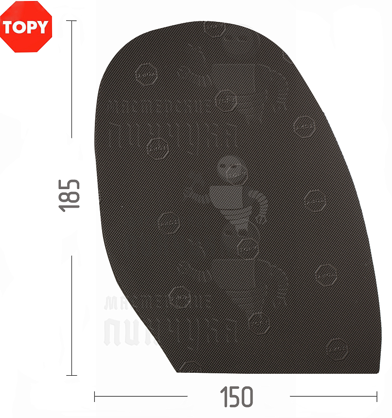 Проф. формованная Topy Elysee 1.0мм H4 Коричневый