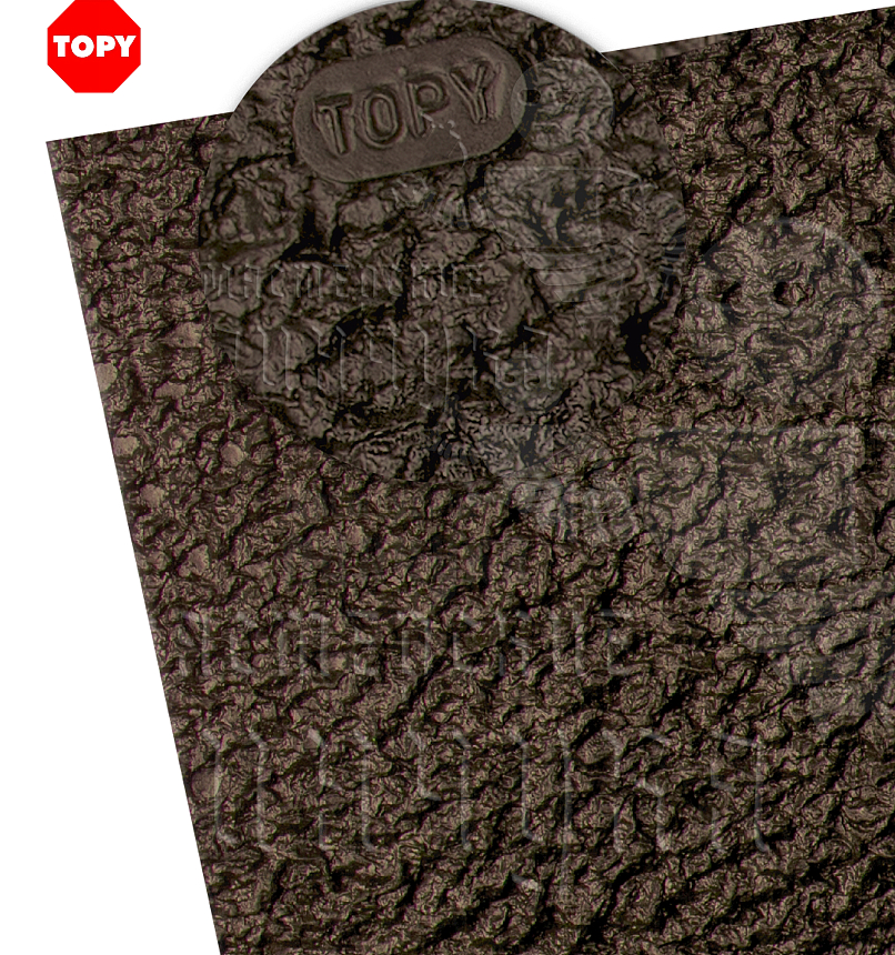 Проф. листовая Topy Rug 960х600х3мм Коричневый (10)