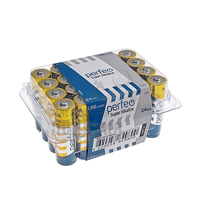 Батарейка Perfeo LR6 BOX24 ALKALINE 1.5V (24/120/)