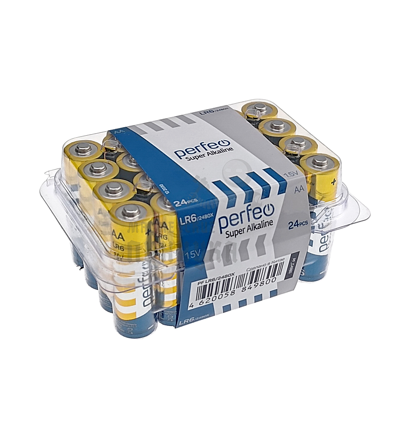 Батарейка Perfeo LR6 BOX24 ALKALINE 1.5V (24/120/)