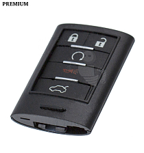 Корпус ключа CM37P GM36P B111 4 кнопки + паника КНР ///  CADILLAC - Чертеж