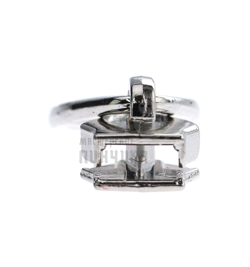 Бегунок для спиральной молнии, тип 5, сумочный N5 цв. никель 