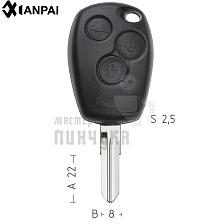 Корпус  RENAULT 3кн(VAC102)ремкомпл.  КНР - Чертеж
