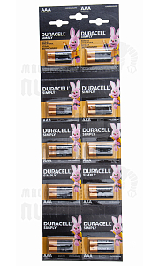 Батарейка DURACELL Basic LR03  2*10 BL20 отрывной (20/240/33600) - Чертеж