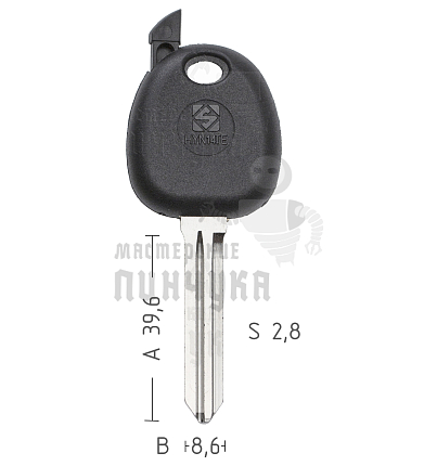 T00KIA4P TP00HY-11.P1 HYN14T0 а/пласт.с мест.п/чип KIA/HYUNDAI
