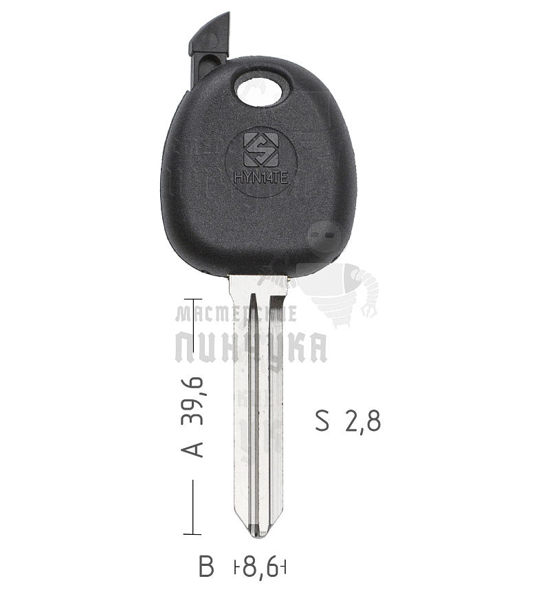 T00KIA4P TP00HY-11.P1 HYN14T0 а/пласт.с мест.п/чип KIA/HYUNDAI