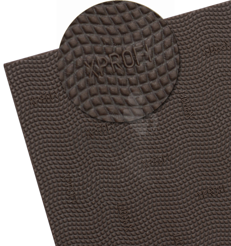 Полоса п/у 100*450*6,2 "Черепашка" Коричневая