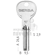 GERDA EDY/WKM7 - Чертеж
