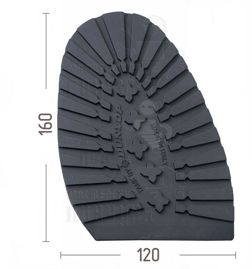 Проф. формованная "Dunlop Tank" р.43-44. Черный, 5мм
