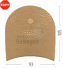 Набойки Topy X-Top №176, цв.бежевый (56) - Чертеж