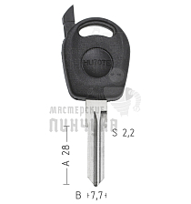 T00HF56P TP00VO-8P HU70T0 а/пласт.с мест.п/чип VW - Чертеж