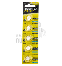 Батарейка Toshiba CR1220 BL5 (5/100/5000) - Чертеж