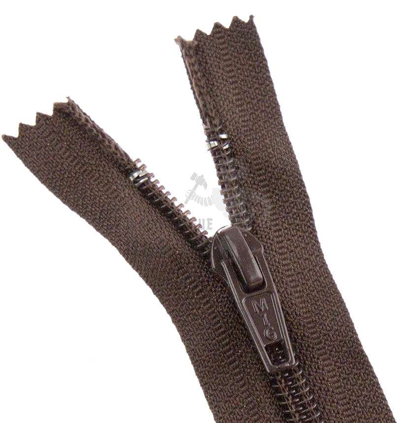 Молния №7 25см Коричневый