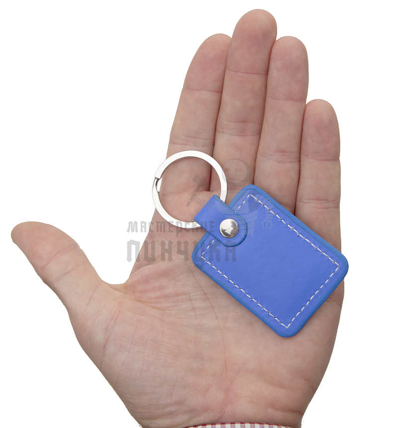 Брелок для ключей "Квадрат Кожа"