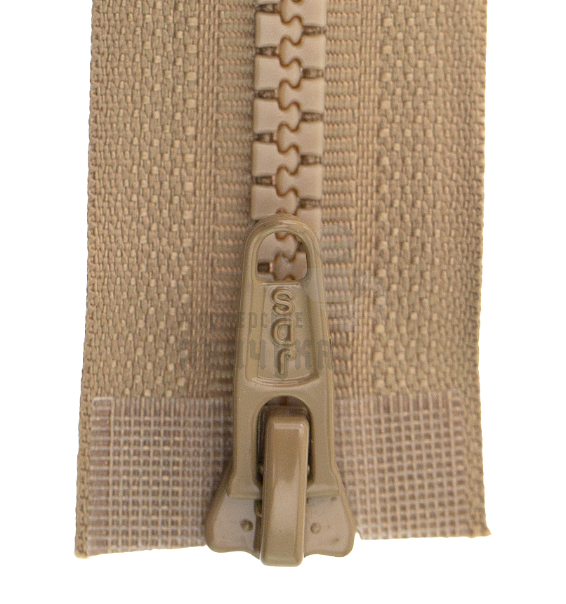 Молния Трактор "JUDSON", 80см, Тип-5, разъёмная двухзамковая, цв.т/бежевый