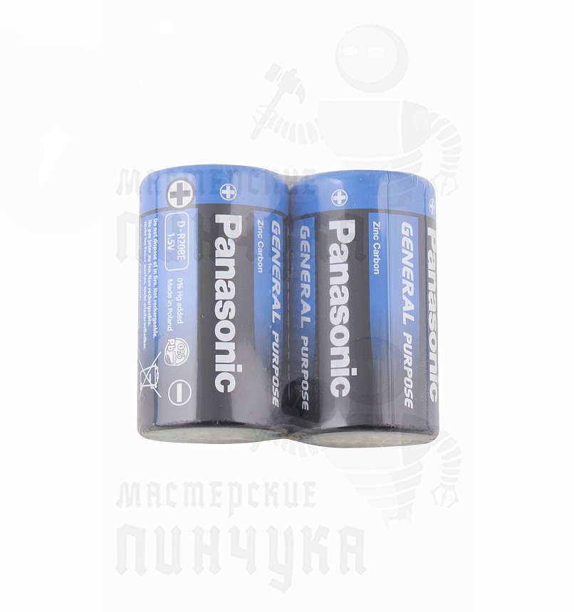 Батарейка Panasonic R20 General Purpose (2/24/288) – купить оптом с ...