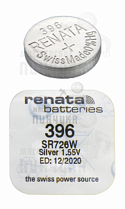 Батарейка часовая RENATA R396 SR726W BL1 (1/10/100) - Чертеж