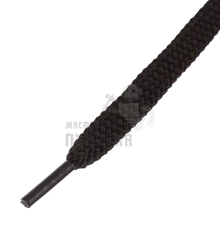 Шнурки плоские (тип 40), 80см, цв.черный 