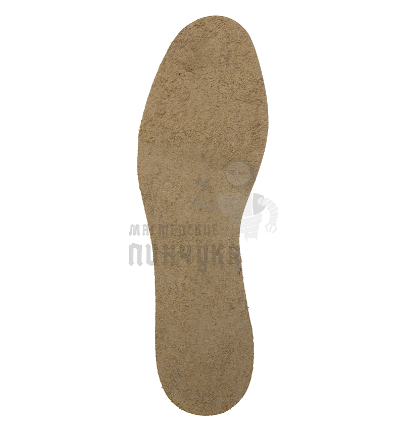 Стельки из натуральной кожи, р-р 39-40, цв.бежевый