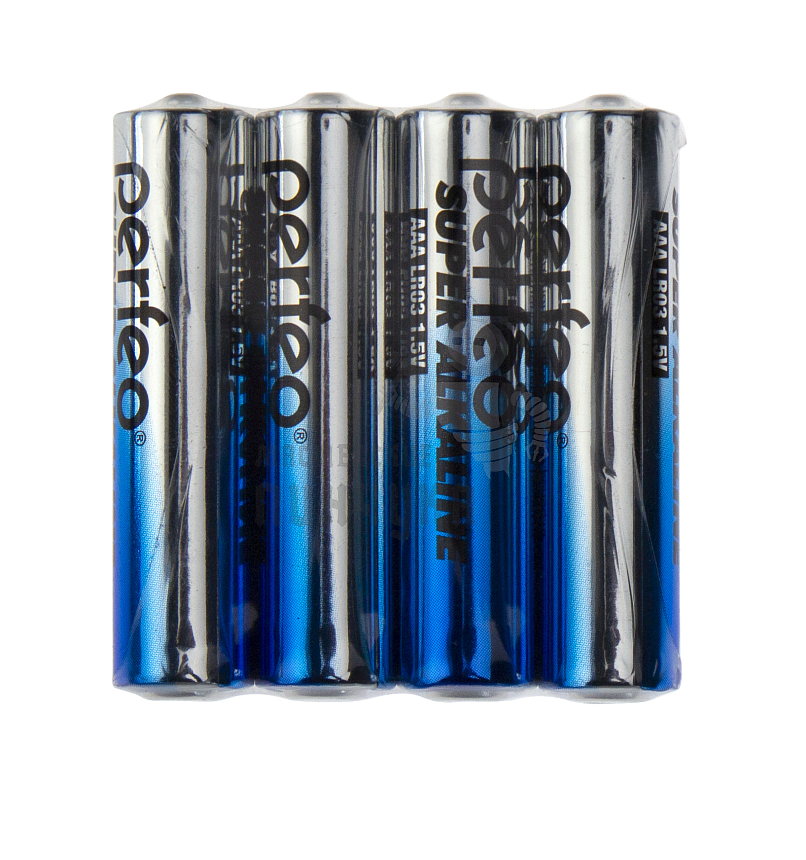 Батарейка Perfeo LR03 Shrink 4 ALKALINE 1.5V (4/60/120)