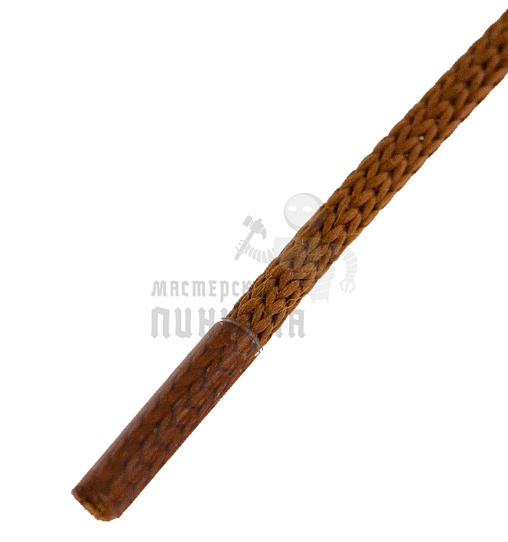 Шнурки круглые с пропиткой (тип 0), 70 см, цв.рыжий