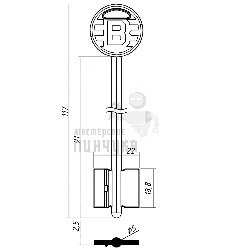 BRD18DP (силумин)