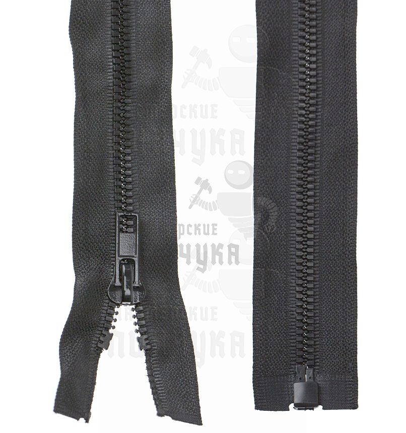 Молния тракторная, тип 5, 80см, цв. черный 322