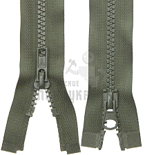 Молния ТРАКТОР "GAMMA" G3052, Т-5 80см, разъёмная, двухзамковая, цв.хаки 315 - Чертеж