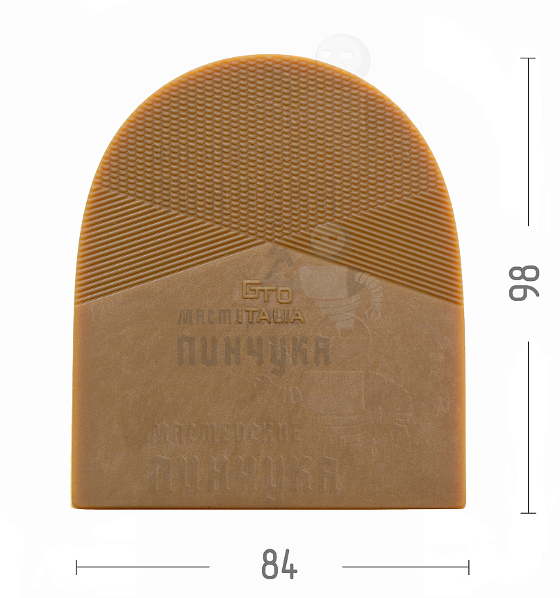 Набойка "GTO Italia"р.13-14 т.6,6, цв. натуральный
