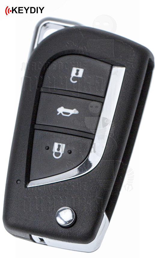 Ключ серии B в стиле TOYOTA 3кн для KD900 без встроенного чипа КНР