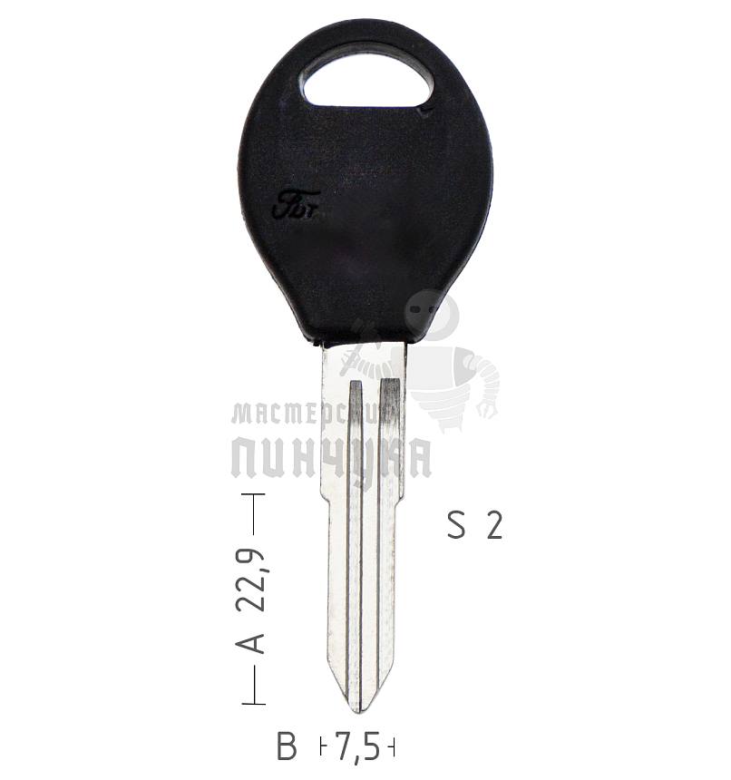 Заготовка ключа DAT10P NS5P122/NS5P92 NSN11BP   NISSAN // КНР