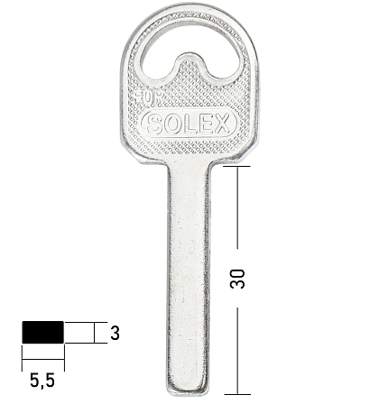 SOLEX квадрат(29×5.5×3) КНР//