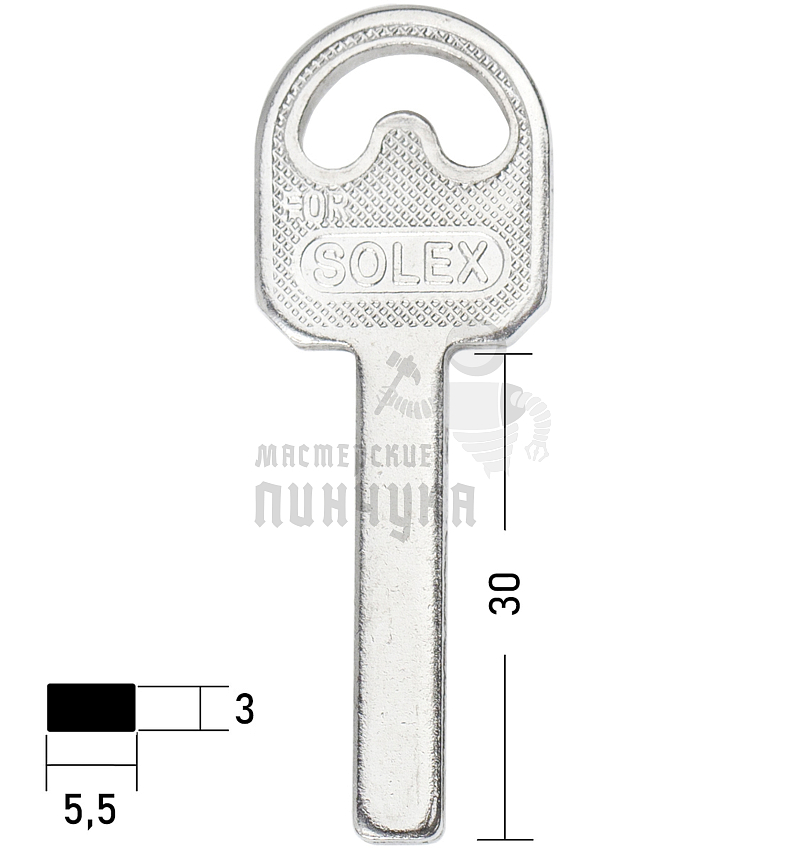 SOLEX квадрат(29×5.5×3) КНР//