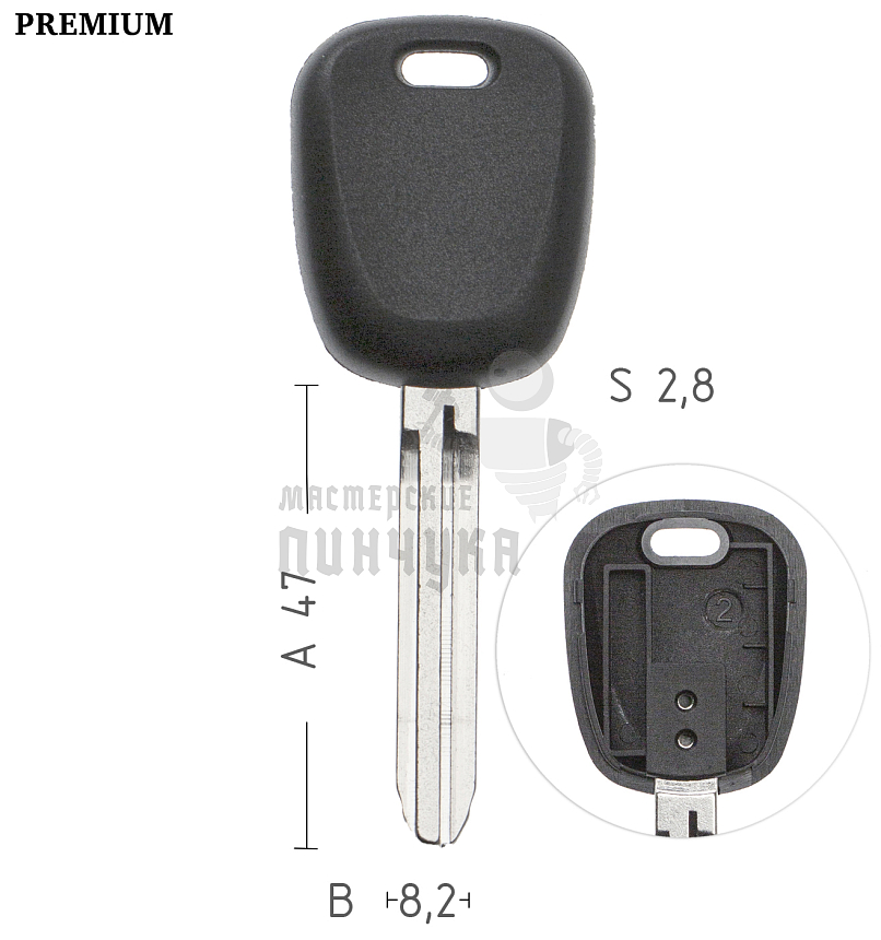 Авто с местом под чип SZ22 2 КНР   SUZUKI