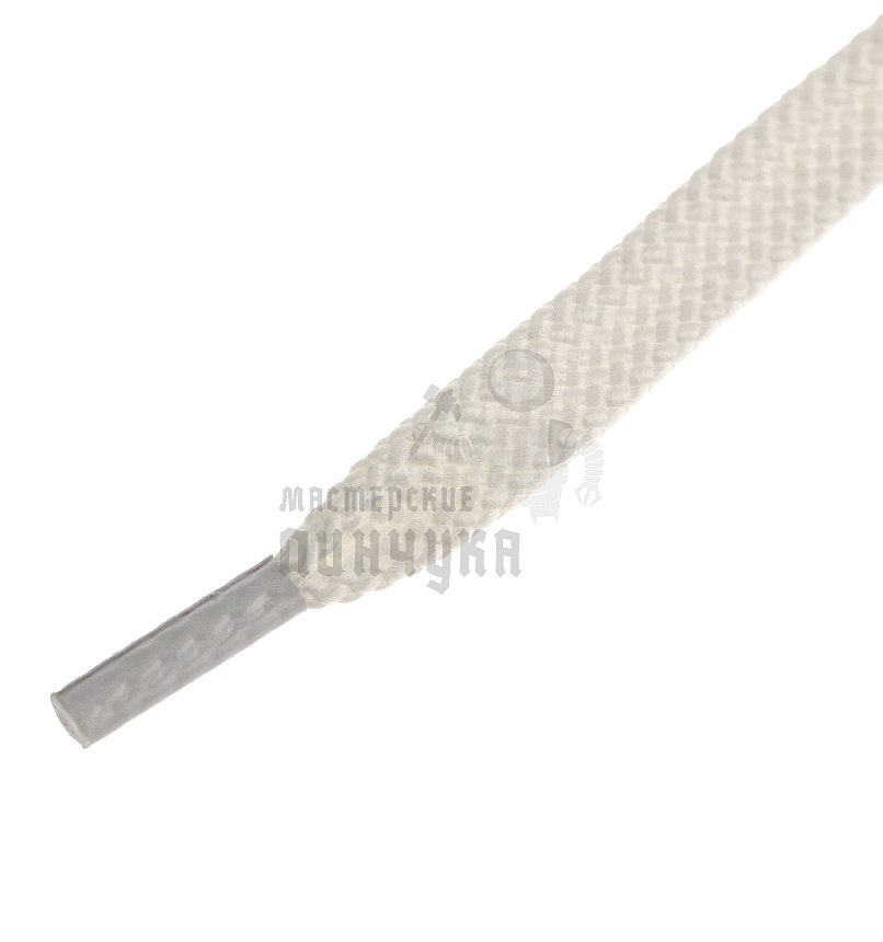 Шнурки плоские (тип 40), 80см, цв.белый