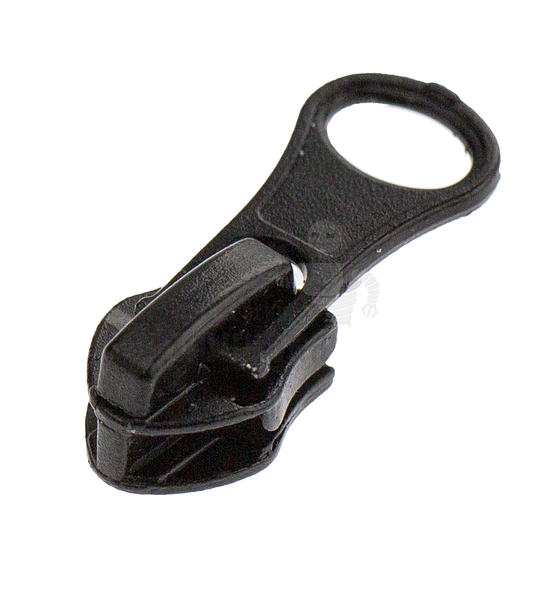 Бегунок для спиральной молнии, тип 7, автомат, "ГРУША" цв. черный 322 