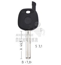 T00KIA7P TP00KI-7P KIA7BTE а/пласт.с мест.п/чип KIA/HYUNDAI - Чертеж