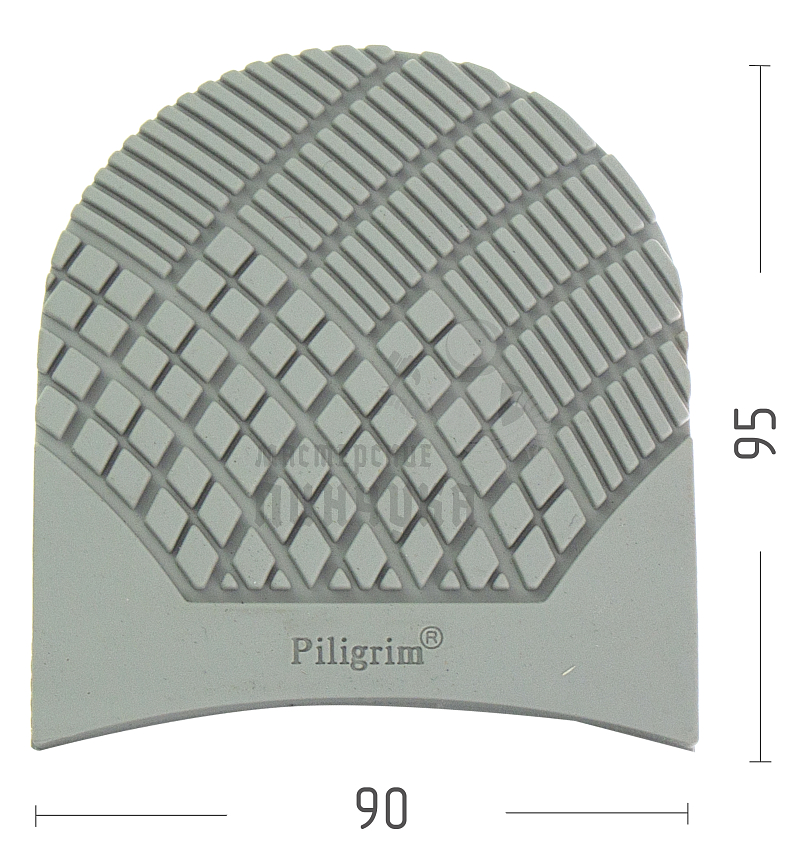 Набойка PILIGRIM Н0018, цв.светло-серый