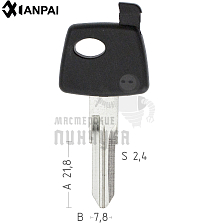 VA-34P VAC102DP VC82P авто/пласт. с метом под чип миниколба КНР - Чертеж