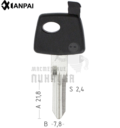 VA-34P VAC102DP VC82P авто/пласт. с метом под чип миниколба КНР
