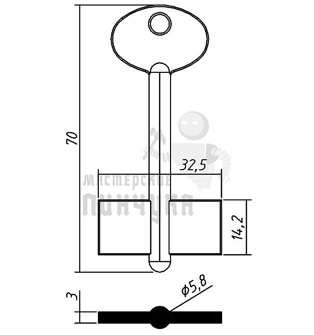 TLU4D (силумин)