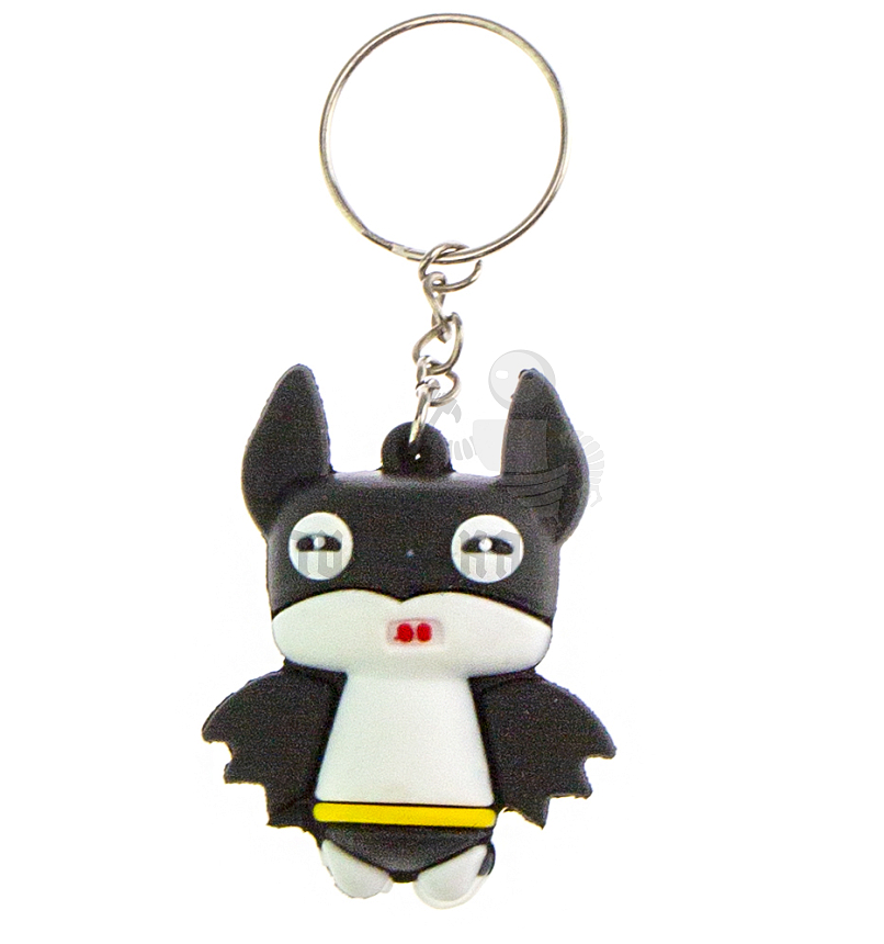 Брелок для ключей "FUGGLER", цв.черный/белый