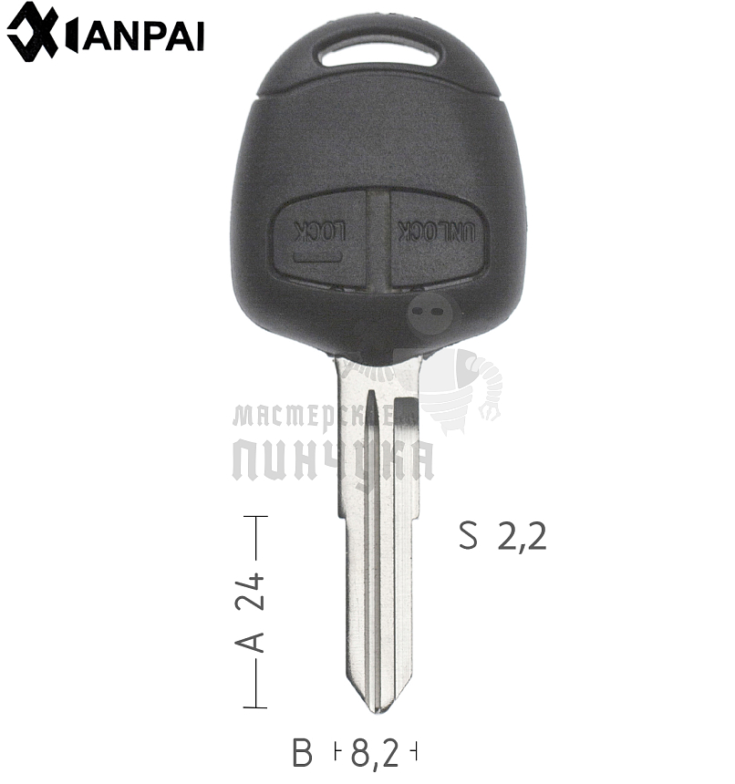 Корпус  Mitsubishi  MIT7P  MIT8  MIT7P 2кн.ремкомпл.(левый)  КНР